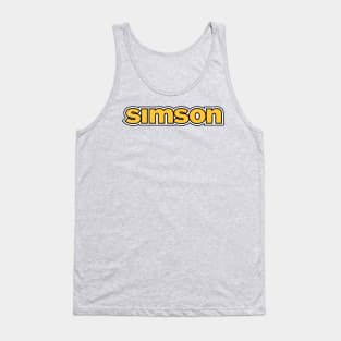 Simson logo (yellow) Tank Top